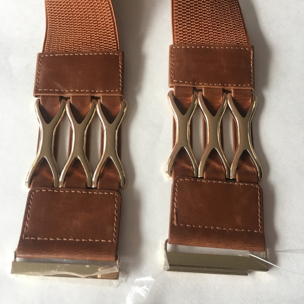 Brown Stretchy Belt